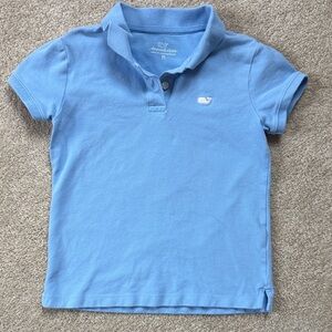 Girls Vineyard Vines Kids Light Blue Polo Shirt